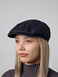Кепка STETSON арт. 6214101 KENT CASHMERE/SILK (темно-синий)